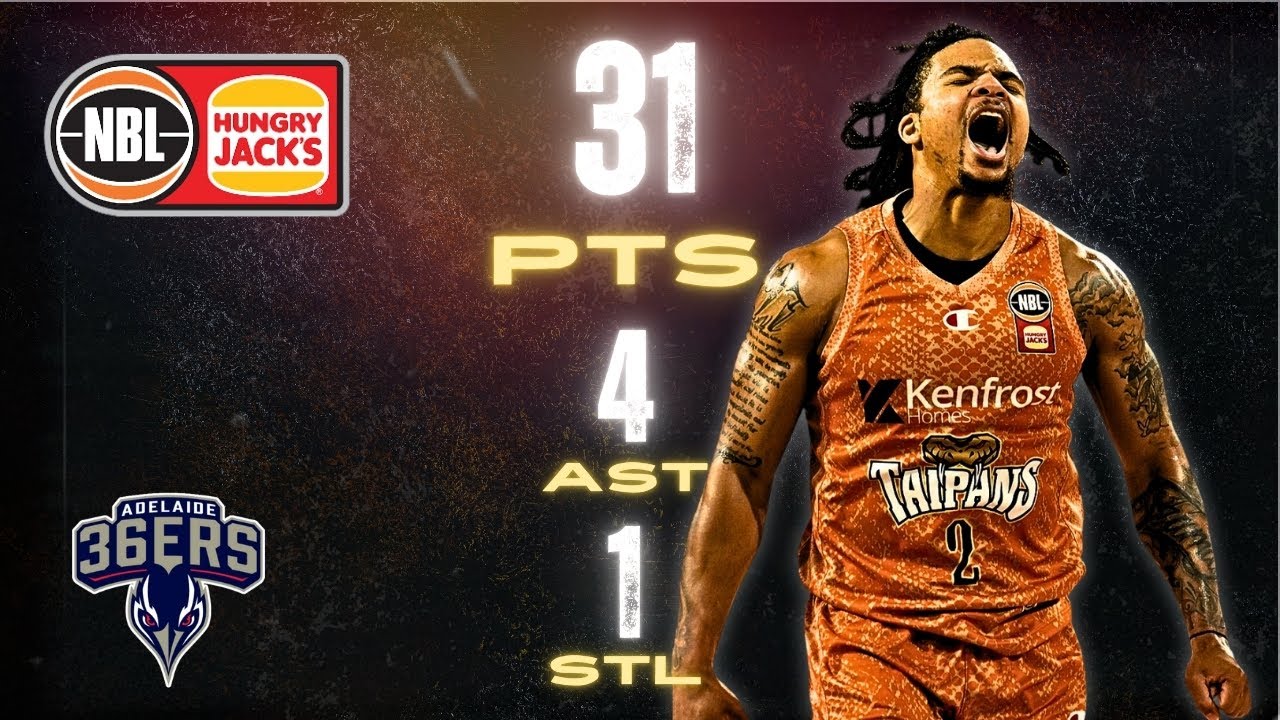Rob Edwards 31 PTS vs Adelaide 36ers || NBL Australia 28.09.2024.