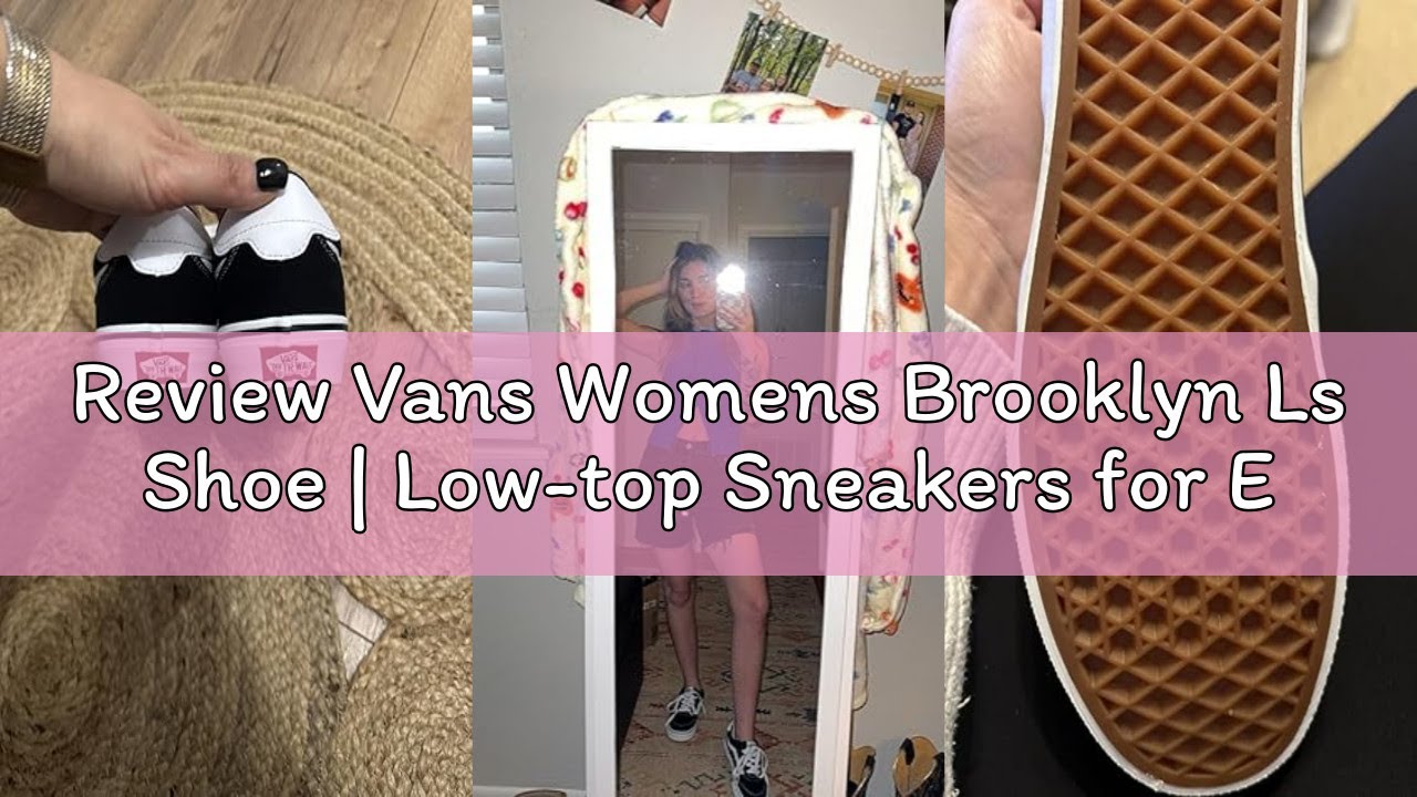 Review Vans Womens Brooklyn Ls Shoe | Low-top Sneakers for Everyday Wear, Walking, Work & Fashion