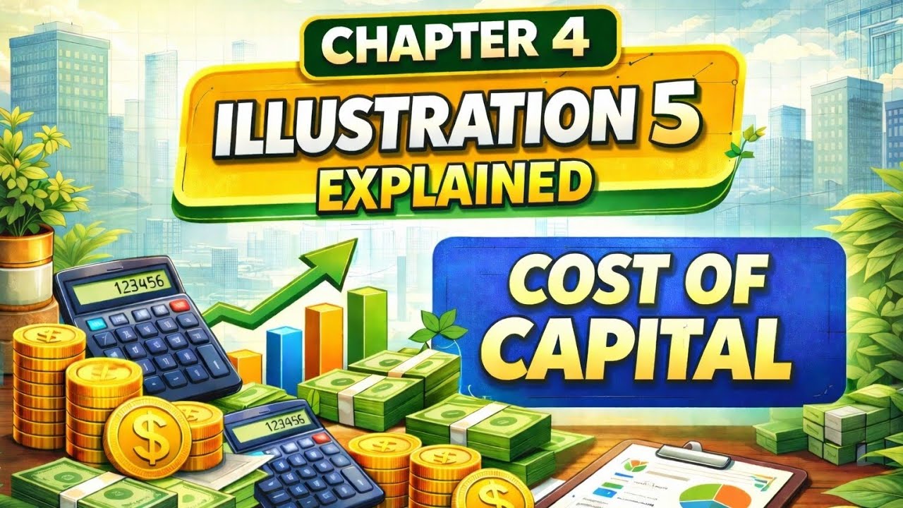 CA Inter FM : Cost of Capital | Illustration 5 solved & explained
