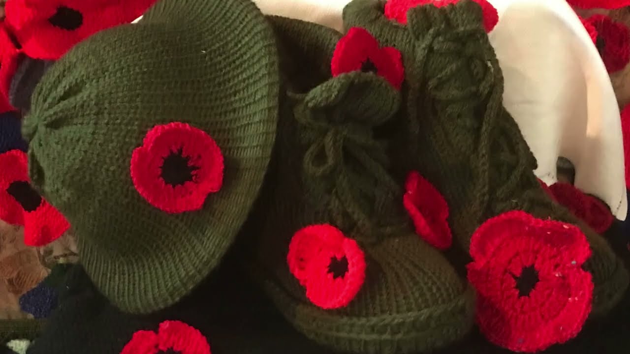 Remembrance displays from 2022 & 2024 at #staintondale 