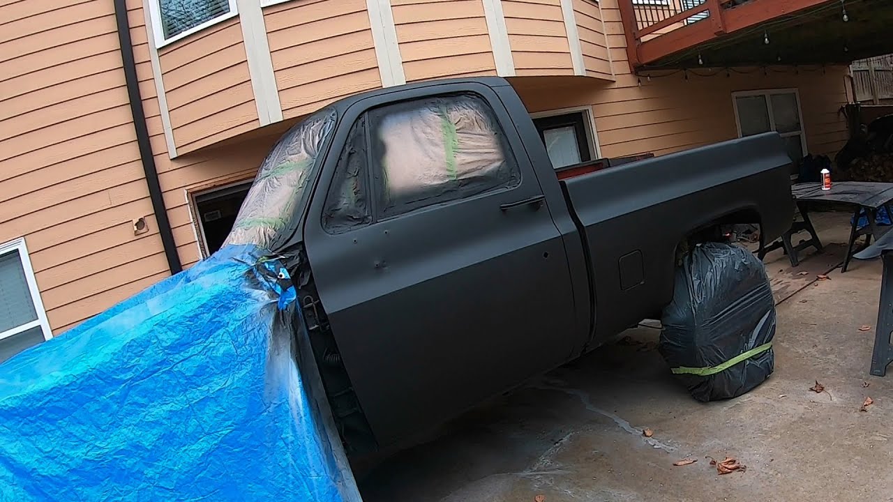 84 Chevy K10 Square Body ep12 — бюджетная покраска на заднем дворе — раскрыта реальная стоимость!