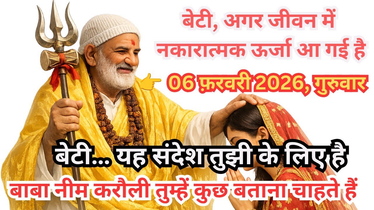 बेटी, अगर जीवन में नकारात्मक ऊर्जा आ गई है | Baba Neem Karoli Ka Sandesh