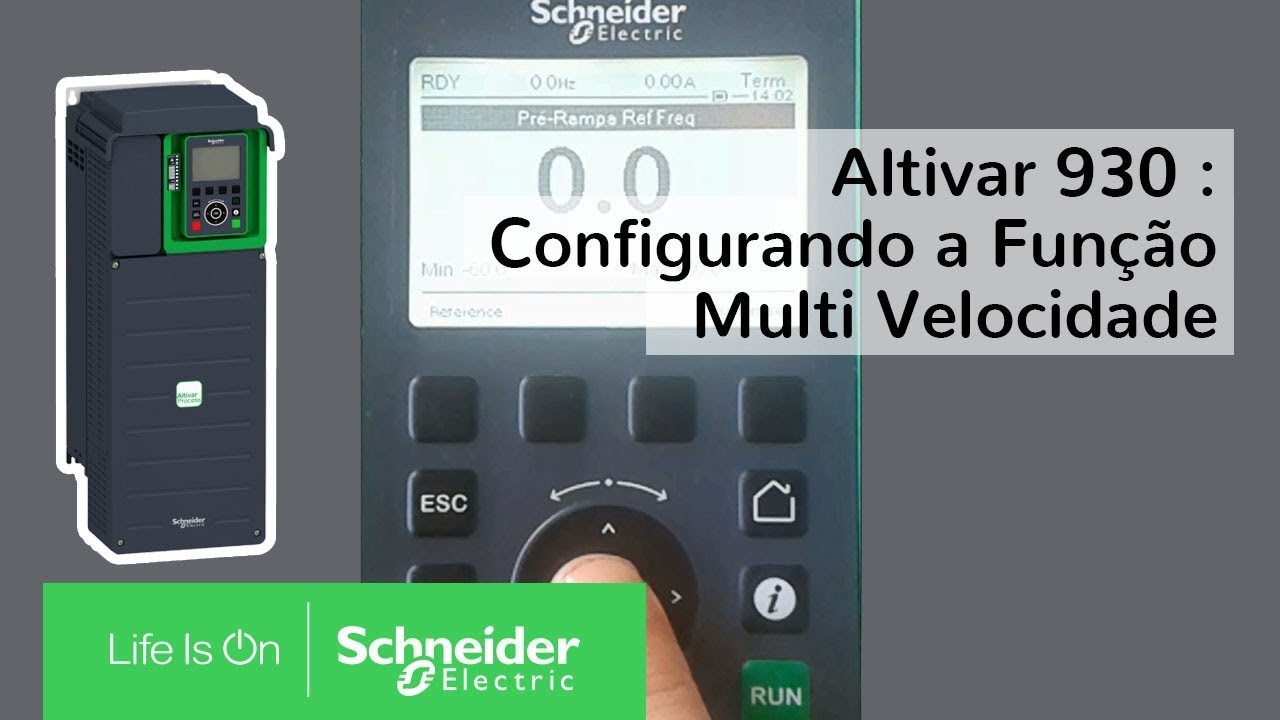 Altivar 930: Função Multi Velocidade | Schneider Electric Brasil