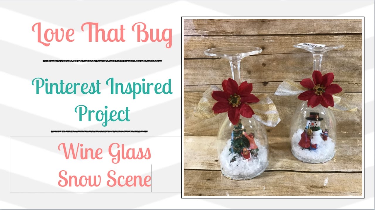 PIP | Wine Glass Snow Scene