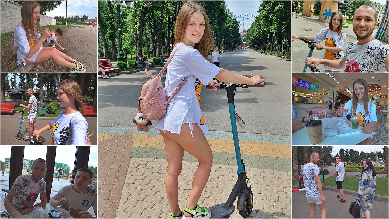 ВЗЯЛИ ЭЛЕКТРО САМОКАТЫ НА ПРОКАТ. ЗАБРАЛИ МАШИНУ. УЕЗЖАЕМ ДОМОЙ