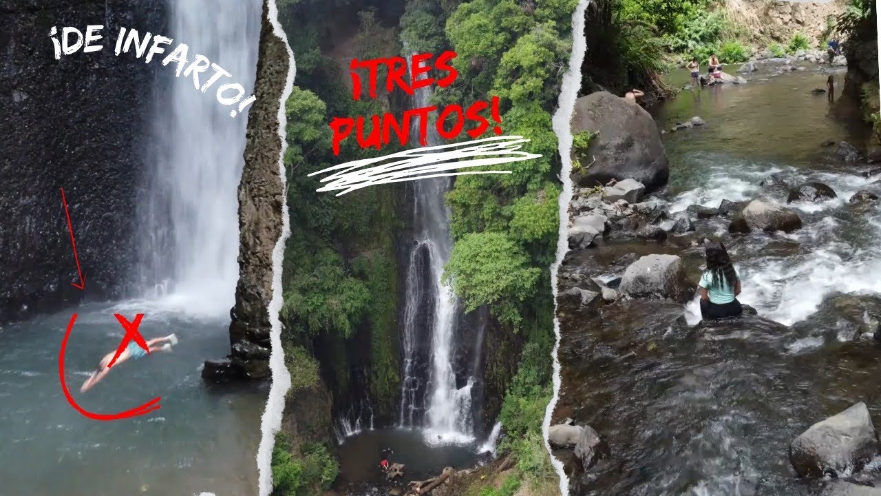 Catarata Los Chorros, y sus dos ENORMES Cataratas, Grecia Costa Rica