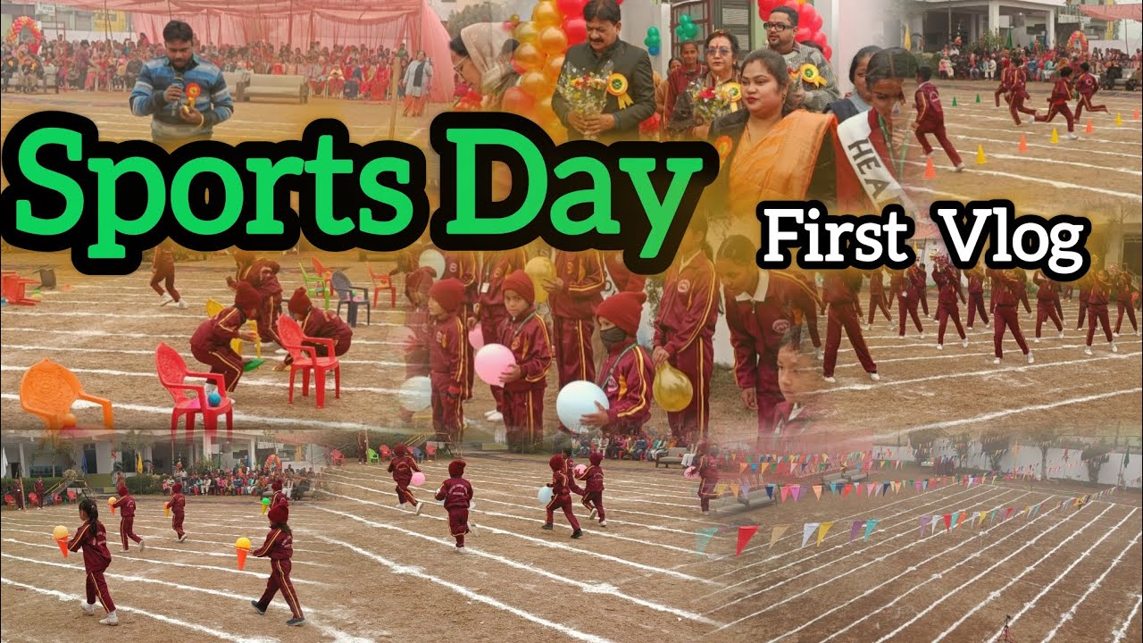 #Sports Day Celebration Full Masti & Fun 🎖️🎉🏆#School Games Vdo⚽🏏🏑🏸#Full Enjoyment#AnkitGoodVlogger 
