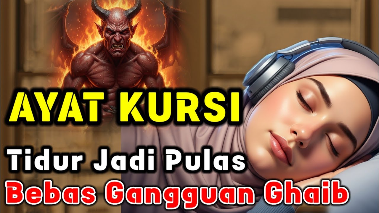 Ayat Kursi Pengantar Tidur Malam | Tidur Aman Tanpa Gangguan Jin & Setan