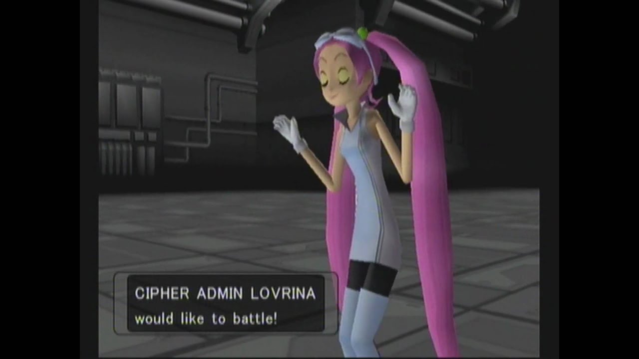 Pokémon XD: Gale of Darkness - Cipher Admin Lovrina (1st battle)