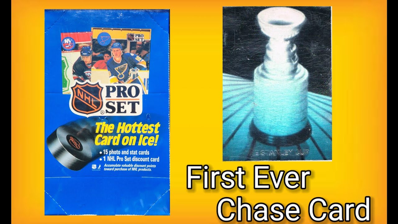 Stanley Cup!! 1990 NHL Pro Set Box Break!!