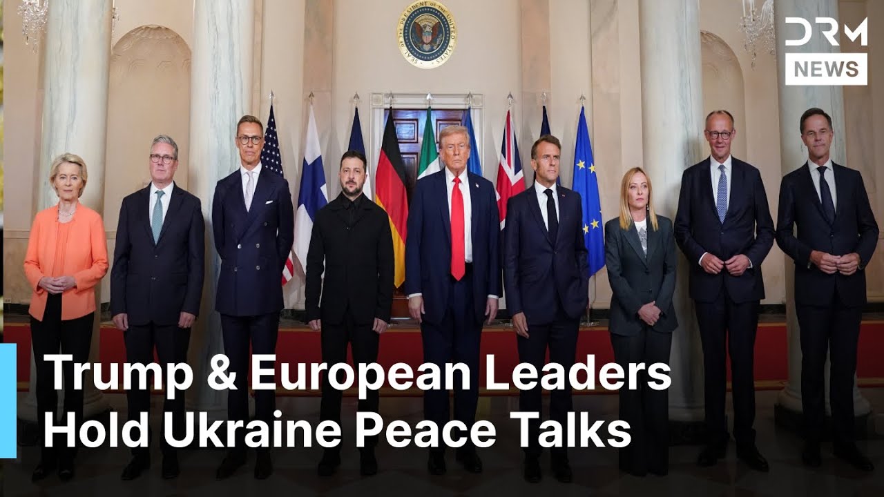 WATCH: Trump & European Leaders Hold Ukraine Peace Talks at White House | AC15