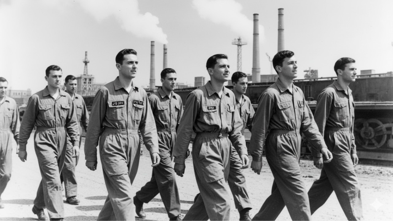 Немецкие военнопленные были шокированы промышленной мощью Канады после прибытия в страну.