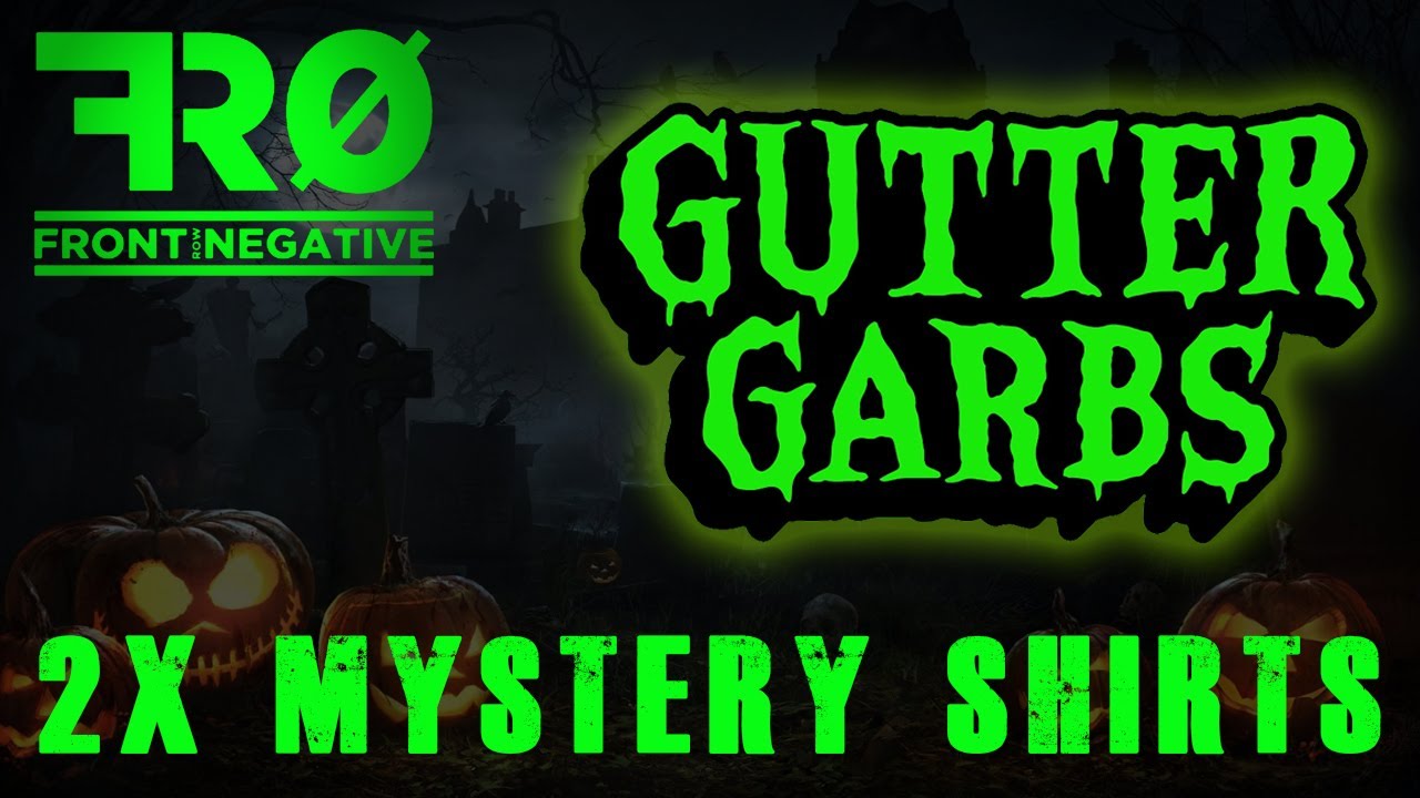 Gutter Garbs Mystery Horror Shirts Unboxing and Review