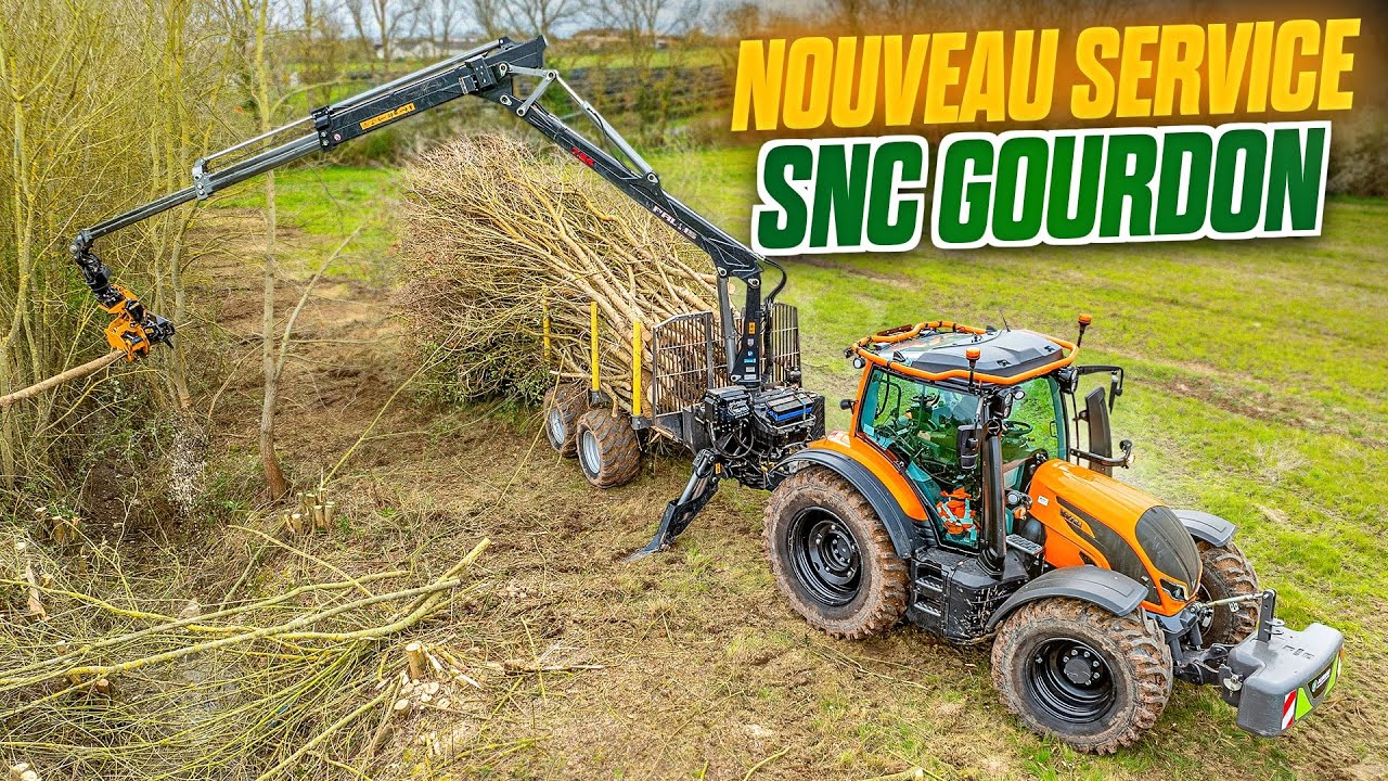 ABATAGE ET TRANSPORT FORESTIER EN UNE MACHINE - SNC Gourdon