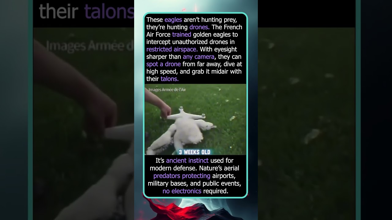 The Military Is Using Eagles to Take Down Drones