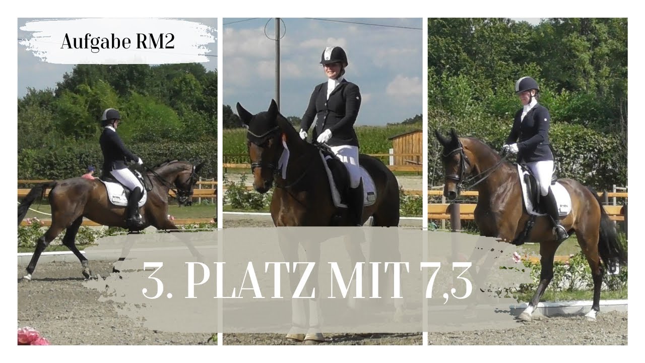 🥉 in der Dressurreiter-M (RM2) mit 7,3! // #rinisreiterei