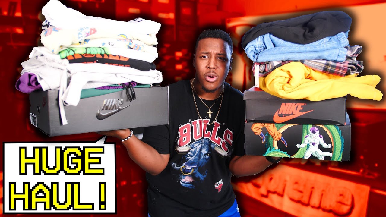 INSANE CLOTHING & SNEAKER HAUL! 20 NEW PICKUPS! NIKE, ADIDAS, ASTROWORLD & CACTUS JACK, & MORE!