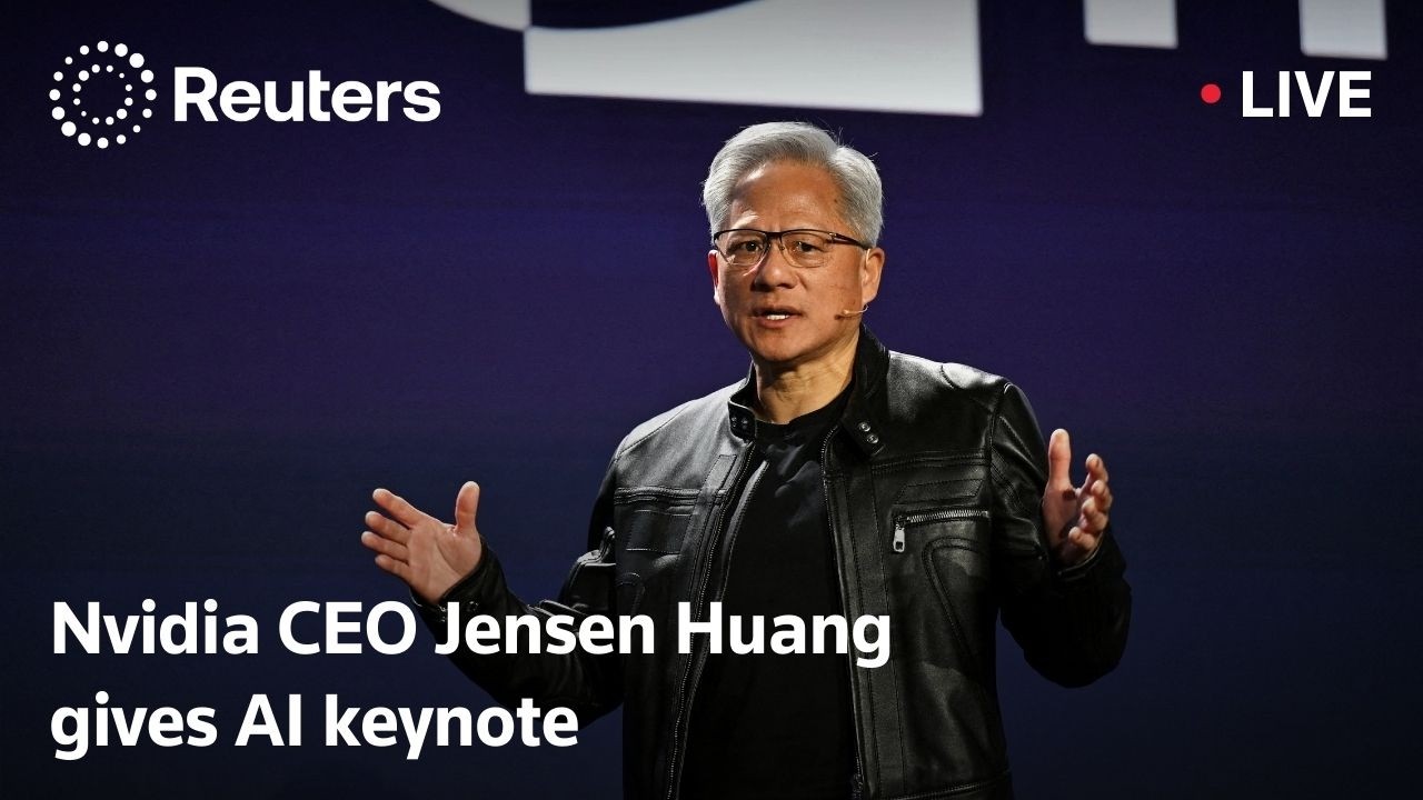 LIVE: Nvidia CEO delivers keynote speech at AI conference