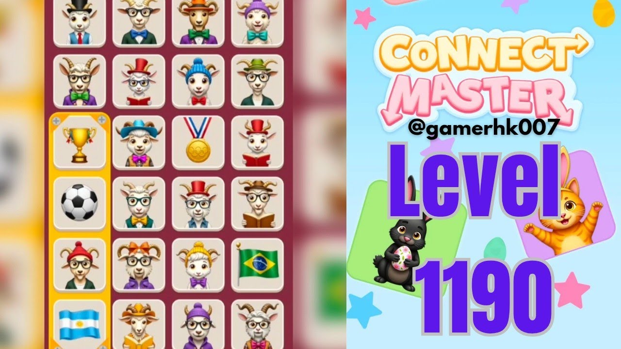 Connect Master level 1190 hard level Walkthrough Solution 