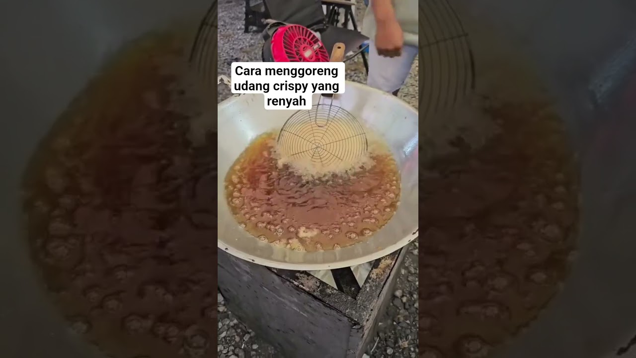 cara menggoreng udang crispy renyah #cooking #streetfood #cook