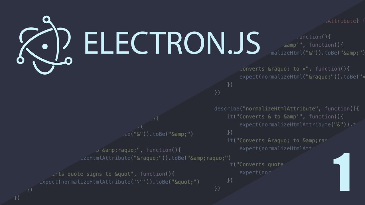 Electron JS Первая программа 1
