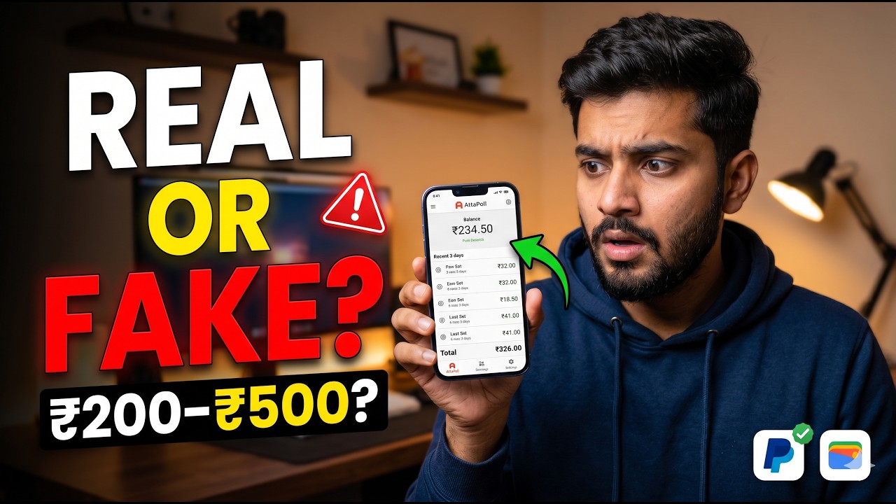 AttaPoll Review 2026 😳 | The Real Earnings Truth + Payment Proof (No Fake Hype) | Earn by Surveys