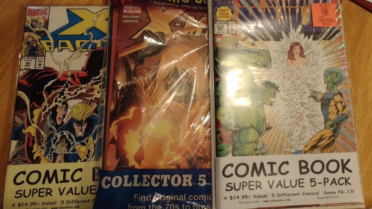 Opening another Ollie's comic mystery packs.  Episode 122