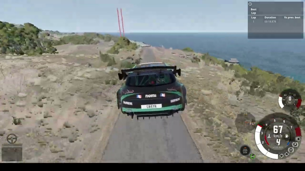 BeamNG Island Loop Alternate (1:30.542) (Former WR)