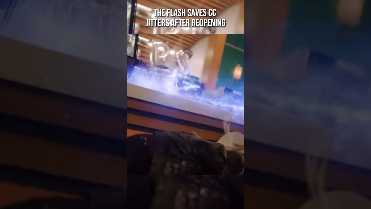 The Flash saves CC Jitters after reopening ⚡️ #theflash
