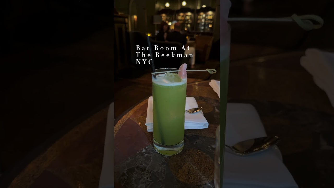 GORGEOUS NYC Hotel Bar! Best places in NYC #travelguide #bestrestaurants #nychotels