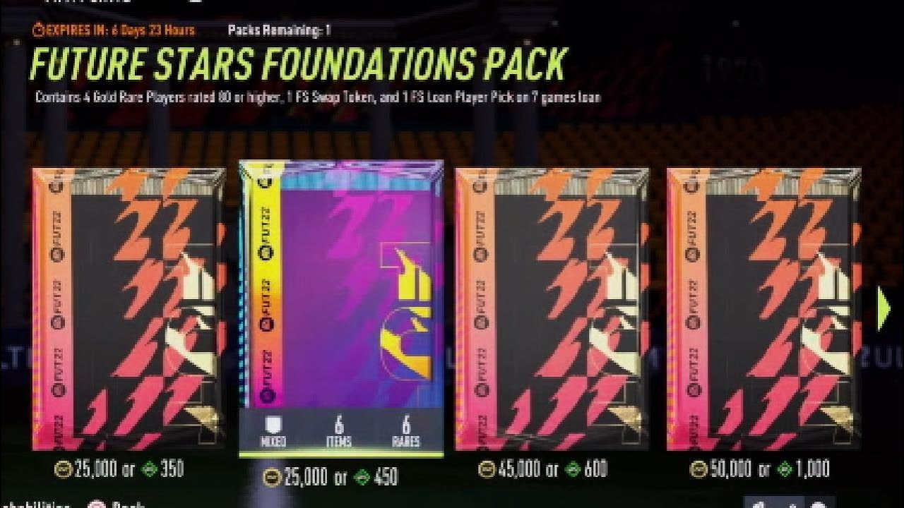 Future Stars Foundation Pack FIFA 22