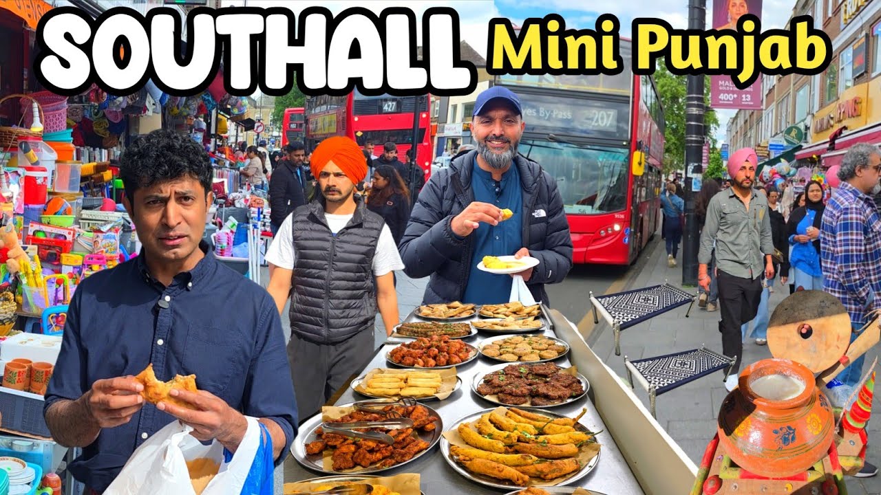 We Tried The Best STREET FOOD in Southall | Uk Ka Mini Punjab