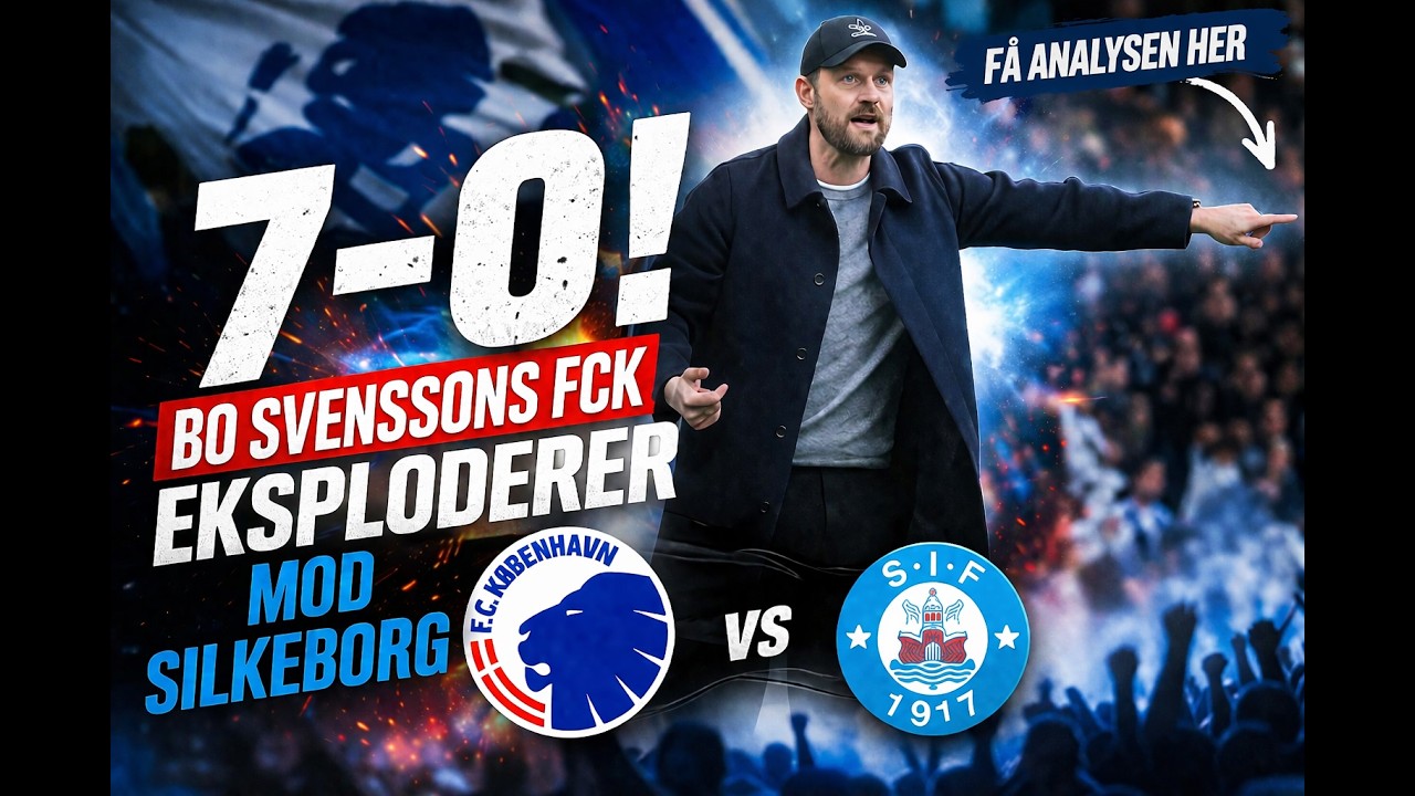 7-0! Bo Svenssons FCK eksploderer mod Silkeborg