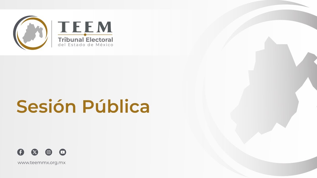 Sesión Pública No. 43 del Pleno del TEEM