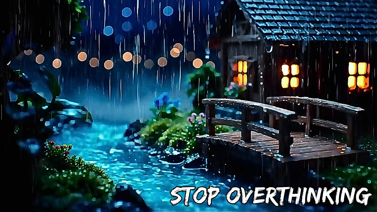No Ads Rain Sounds for Sleeping 🌧️ Heavy Rain & Thunderstorm 10 Hours (Black Screen)
