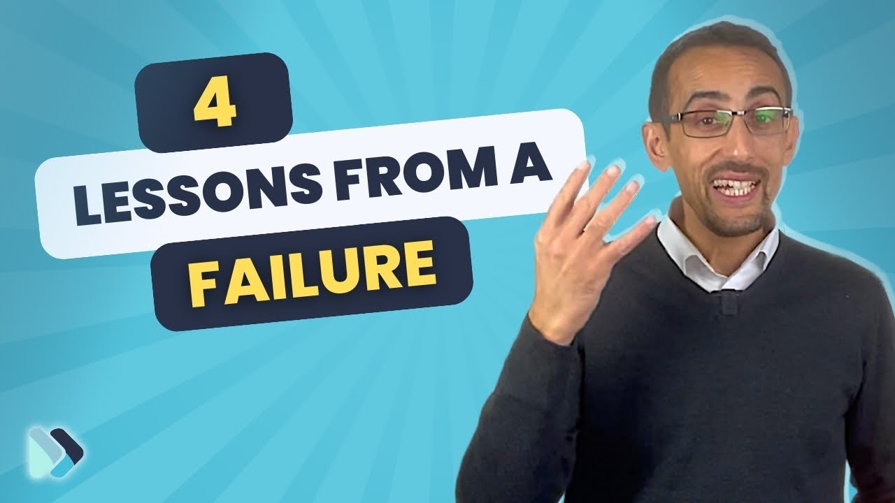 4 lessons from a recent failure ... and what I decided