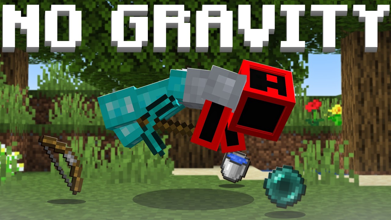 I Beat Minecraft With 0 Gravity!