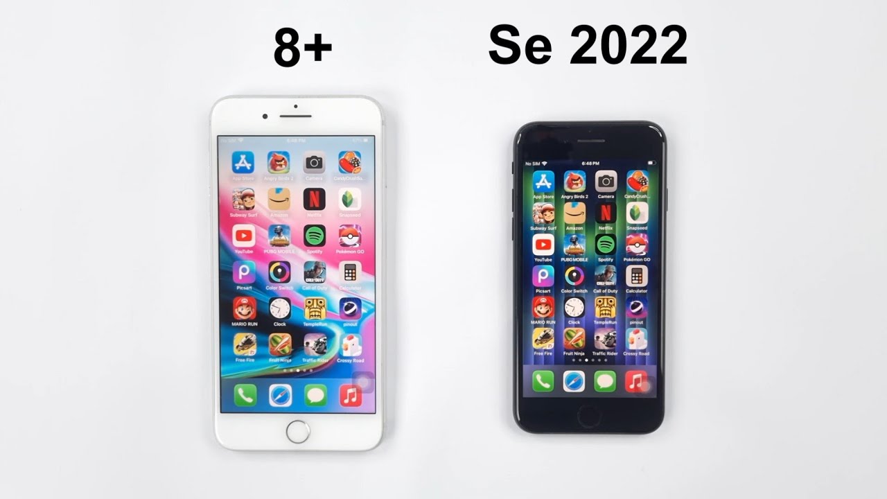 iPhone 8 Plus vs iPhone Se 2022 - Speed Test Comparison
