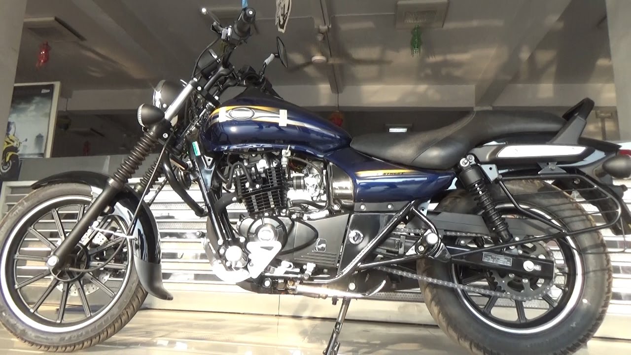 2017 BAJAJ AVENGER 150 STREET BS IV AHO MIDNIGHT BLUE COLOR WALK AROUND REVIEW