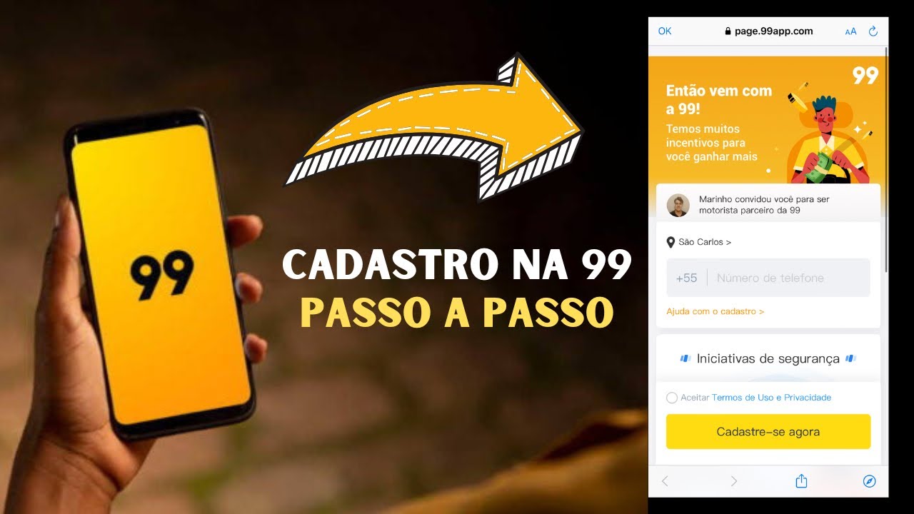 COMO SE CADASTRAR NA 99 POP PARA SER MOTORISTA?