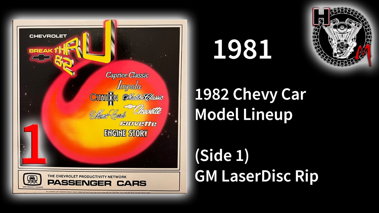 1982 Chevrolet Car Model Lineup (Side 1)