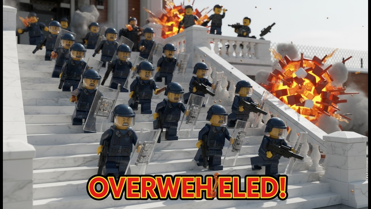 LEGO White House Siege: Elite Guard Takedown! (Ep 9) | SWAT MOTION 8K