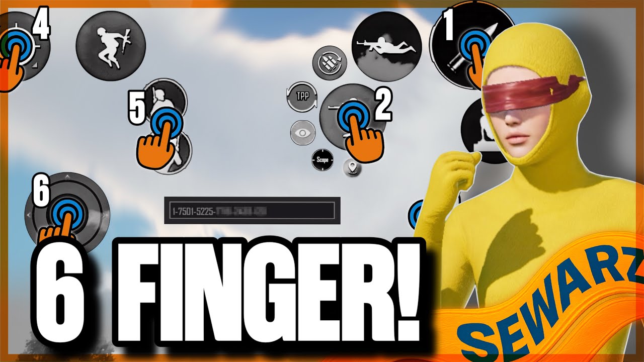 Best 6 Fingers Control code + Full gyro!🔥