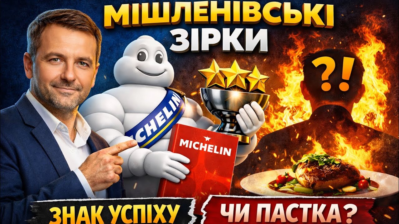 Зірки Мішлен: вершина успіху чи пастка для ресторанів? | Михайло Шевелюк 