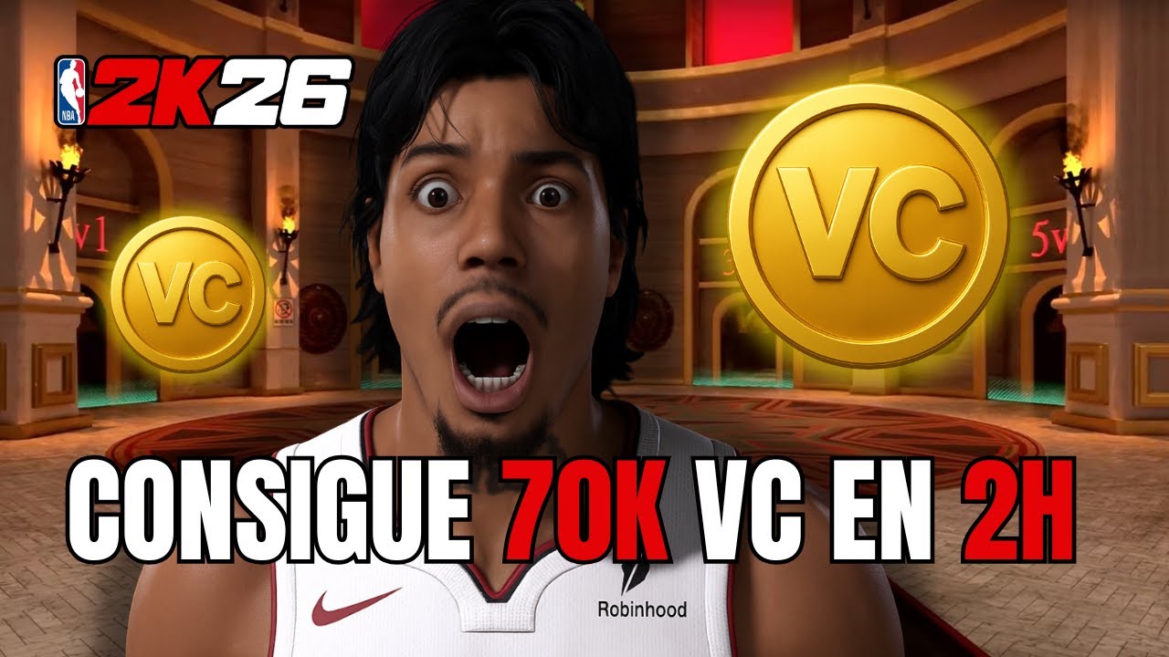 La Forma Más RÁPIDA de Conseguir 70K vc en NBA 2K26 (Sin Gastar Dinero)