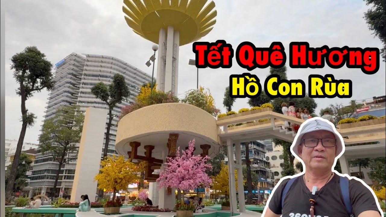 Đây không khí Tết ở quê hương Việt Nam - Rất nhộn nhịp phố Duy Tân, Hồ Con Rùa!