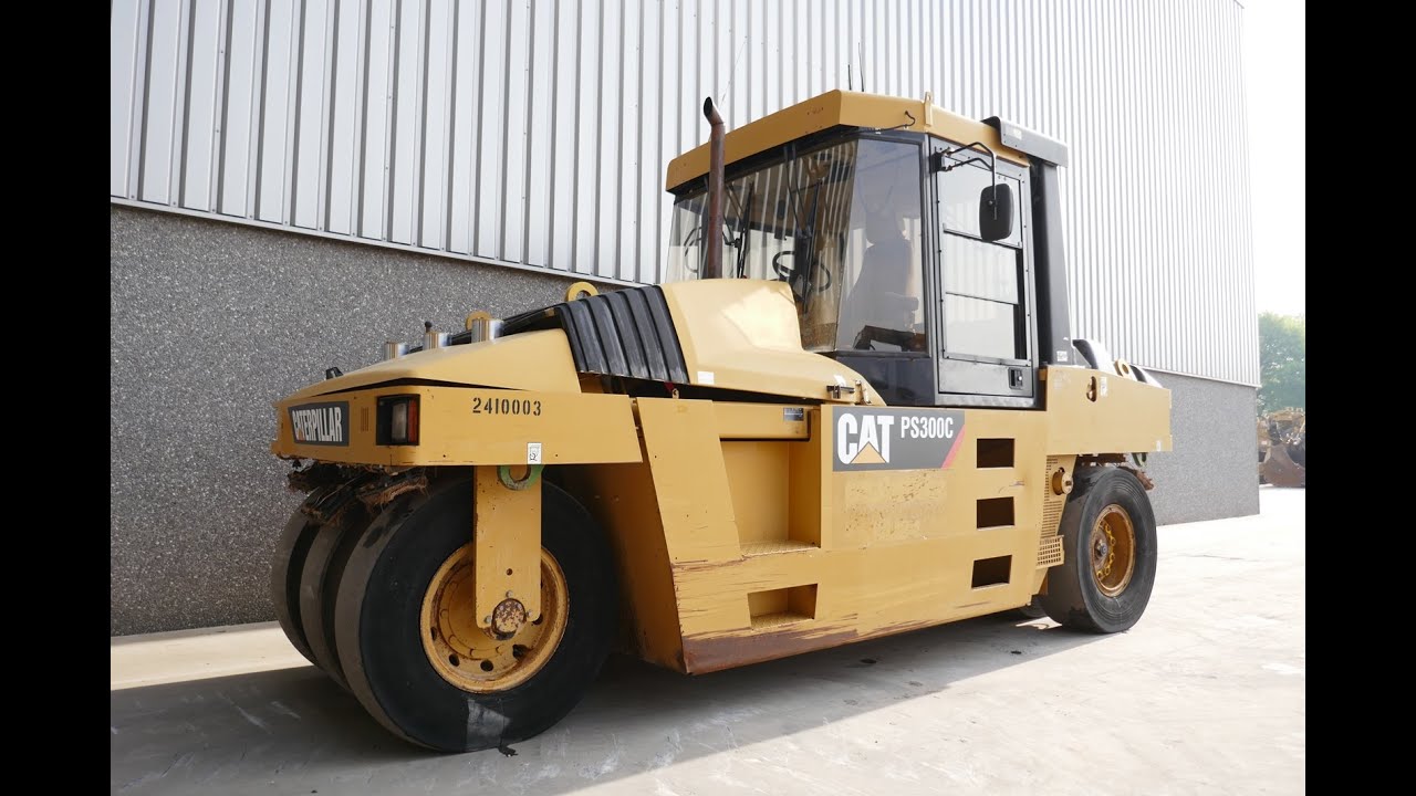 Demonstration video Caterpillar PS-300C Pneumatic Tyre Compactor