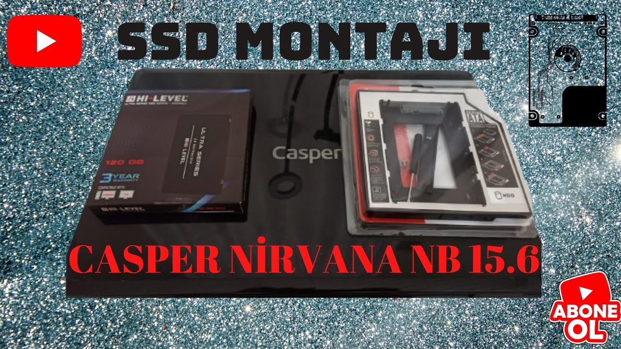 SSD MONTAJI -Casper Nirvana NB 15.6