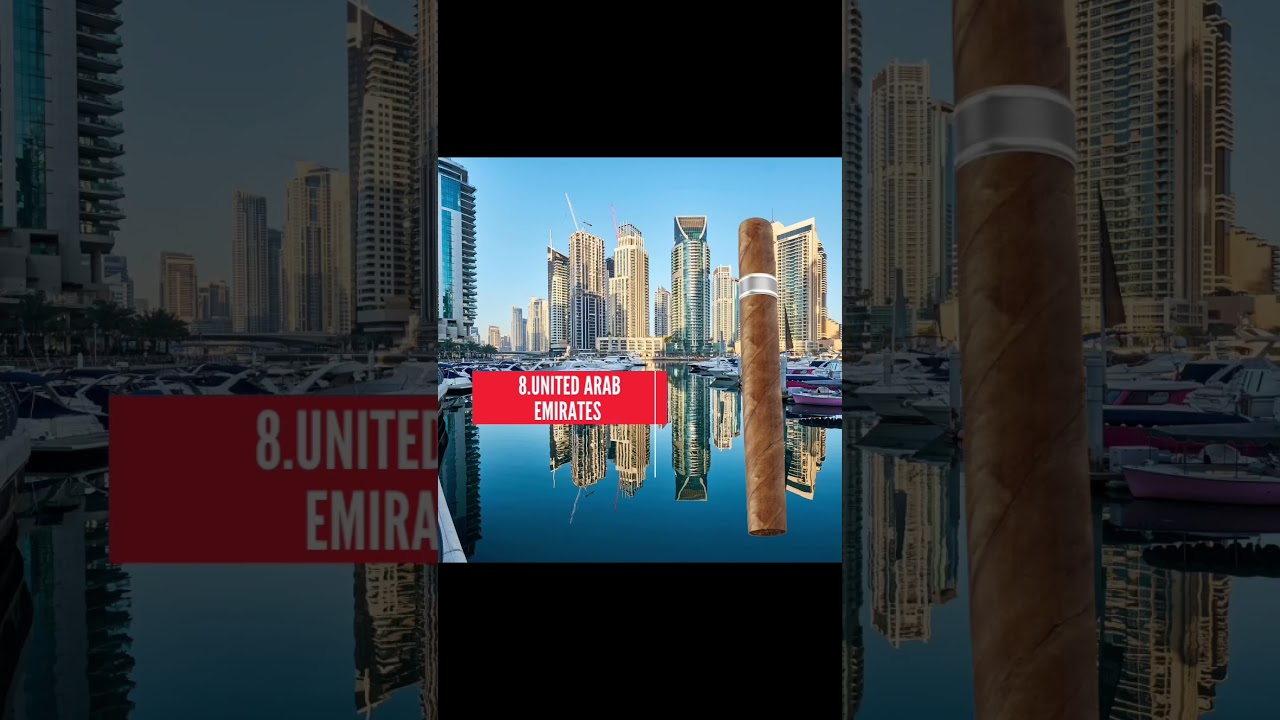 Top ten countries that smoke premium cigars.