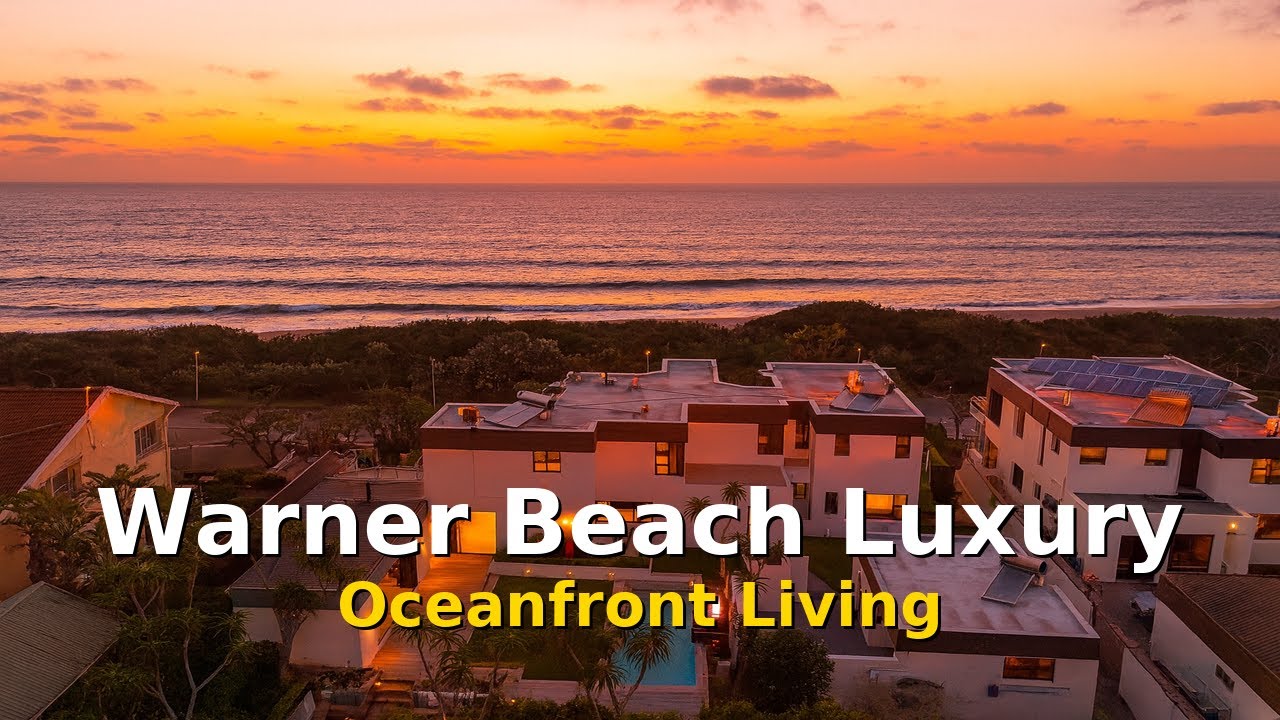 Cinematic Tour of a Luxury Oceanfront Home in Warner Beach